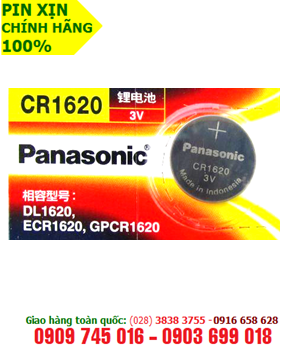 Pin 3v lithium Panasonic CR1620 chính hãng Made in Indonesia